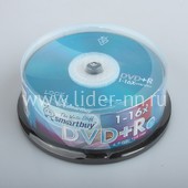 Диск Smartbuy DVD+R 4.7GB 16x CB-25/250/25шт.