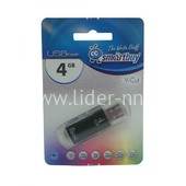 USB Flash 4GB SmartBuy V-Cut черный 2.0