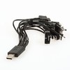 USB кабель для ЗУ с 10 переходниками(IP5/6/7/IP4/mini/microUSB/Sam D880/Tab/Nok6600/6101) (ELTRONIC)
