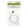 USB кабель для iPhone 5/6/6Plus/7/7Plus 8 pin 1.0м в пакете (белый) ELTRONIC