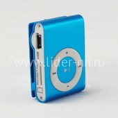 MP3 плеер с наушниками  (синий)