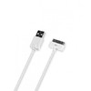 USB кабель для iPhone 4G/4GS 30 pin 1.2м  белый (DEPPA)